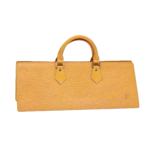 LOUIS VUITTON Handbags - LOUIS VUITTON Epi Sac Triangle Hand Bag Yellow M52099 LV Auth 87952